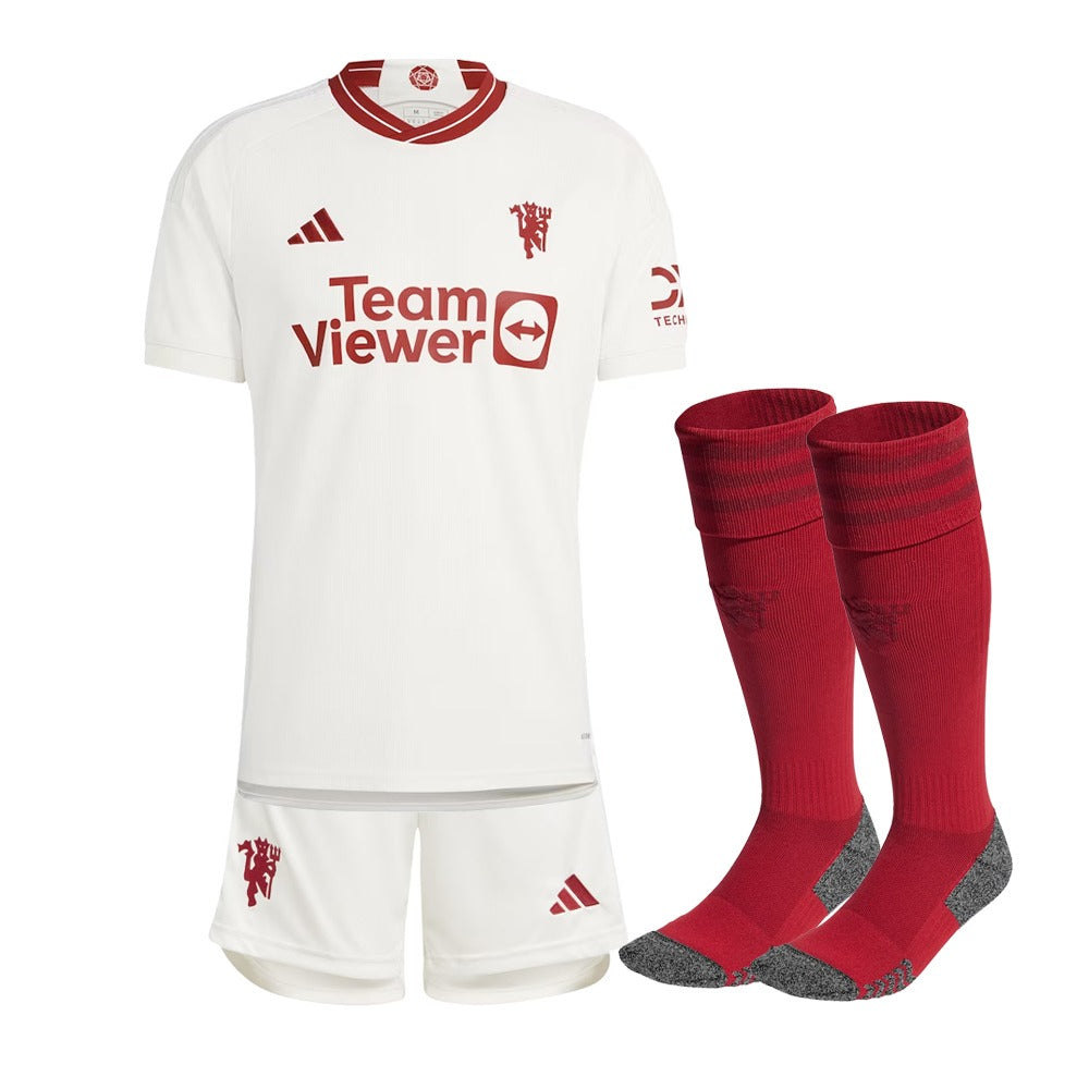 KIT ENFANT Manchester United Extérieur 2023-2024